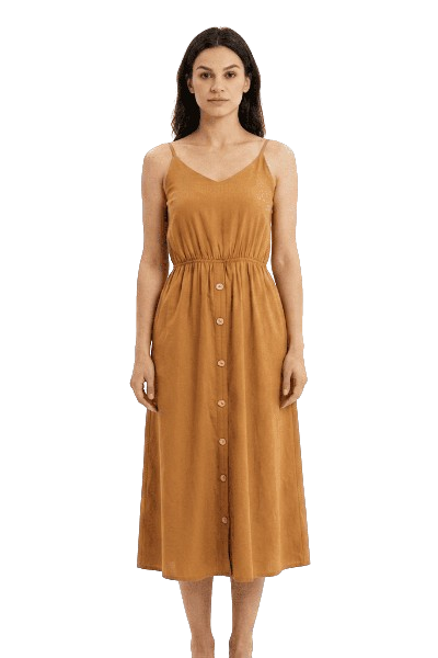 mustard-yellow-button-midi